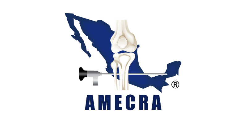 Logotipo de AMECRA — Asociación Mexicana de Cirugía Reconstructiva Articular y Artroscopía A.C.